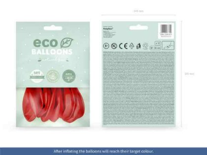 Eco μπαλόνια συσκευασία 10 τεμαχίων.